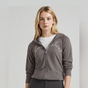 Guess Gray Knit Cardigan